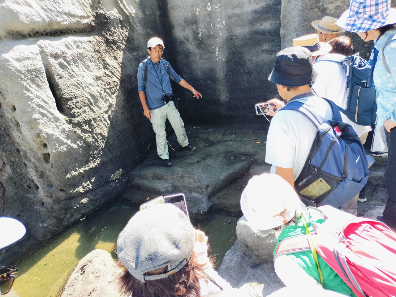 三ツ石海岸でガイド勉強会を実施しました